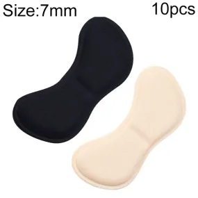 10 Pairs Invisible Anti-wear Butterfly Shape High Heel Stickers Thickened Sponge Heel Stickers, Random Color Delivery, Size:7mm