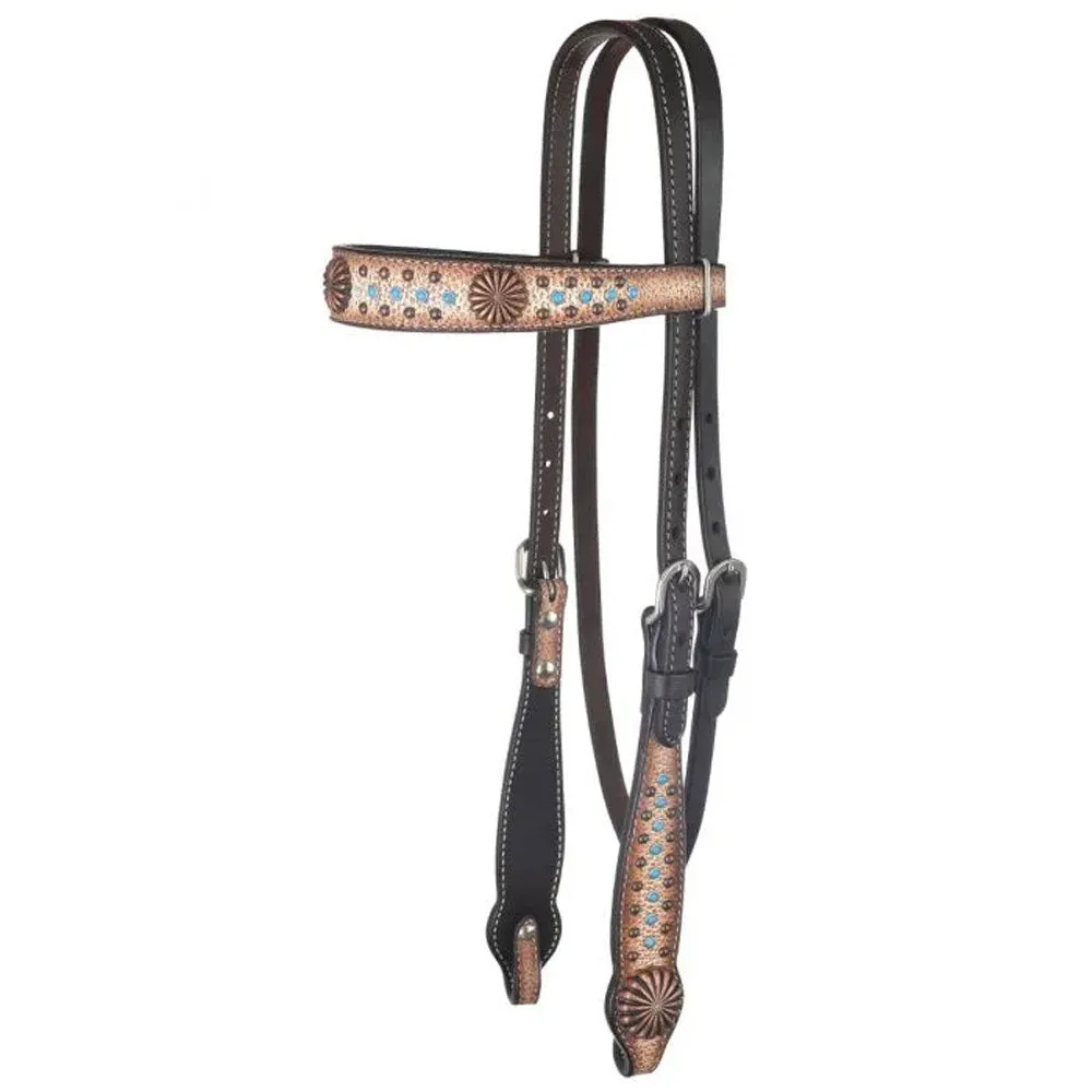 1004-12-SC Circle Y Desert Racer Browband Headstall