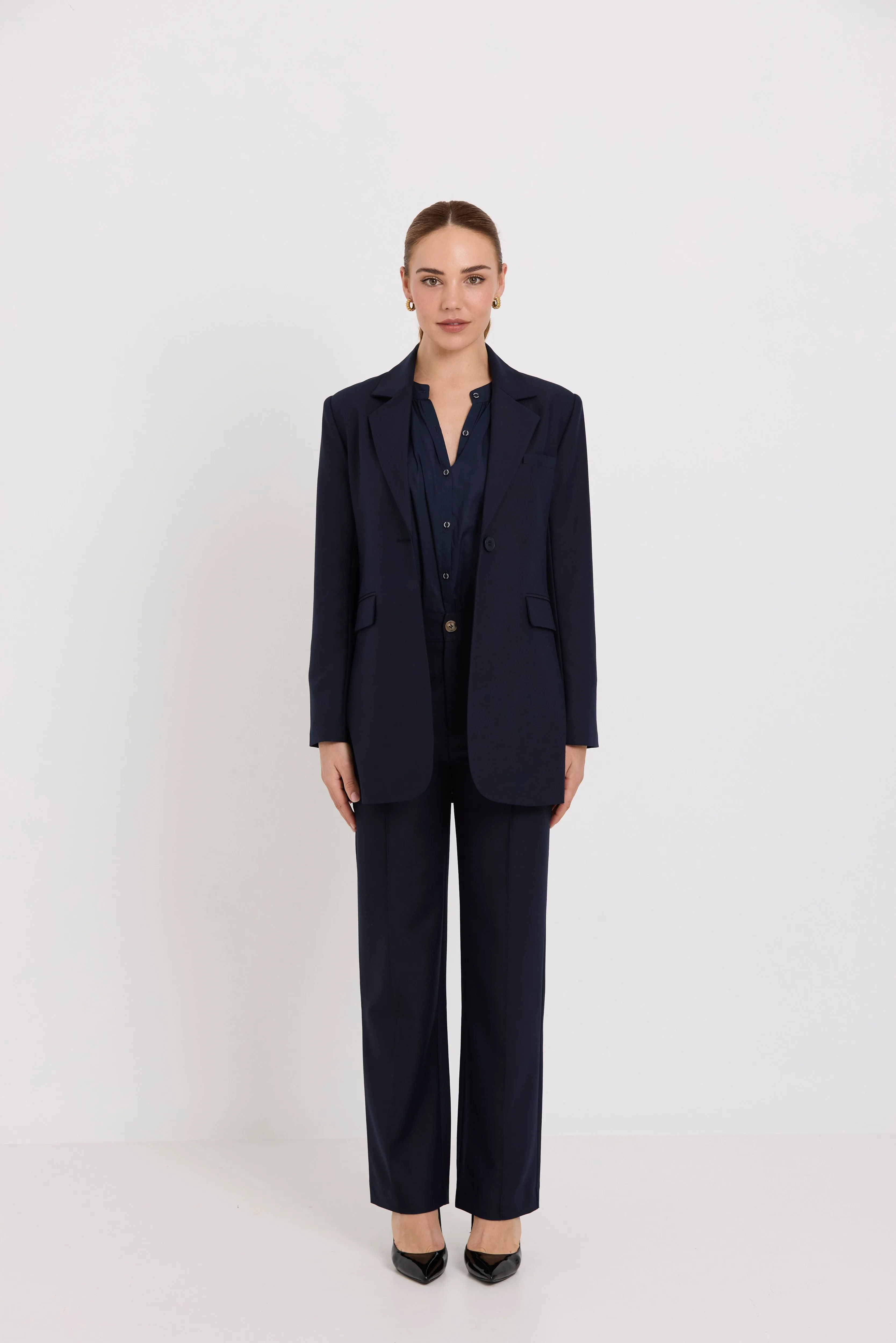 Base Pants | Navy Suiting