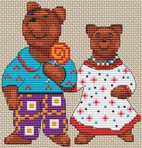 Bears - PDF Cross Stitch Pattern