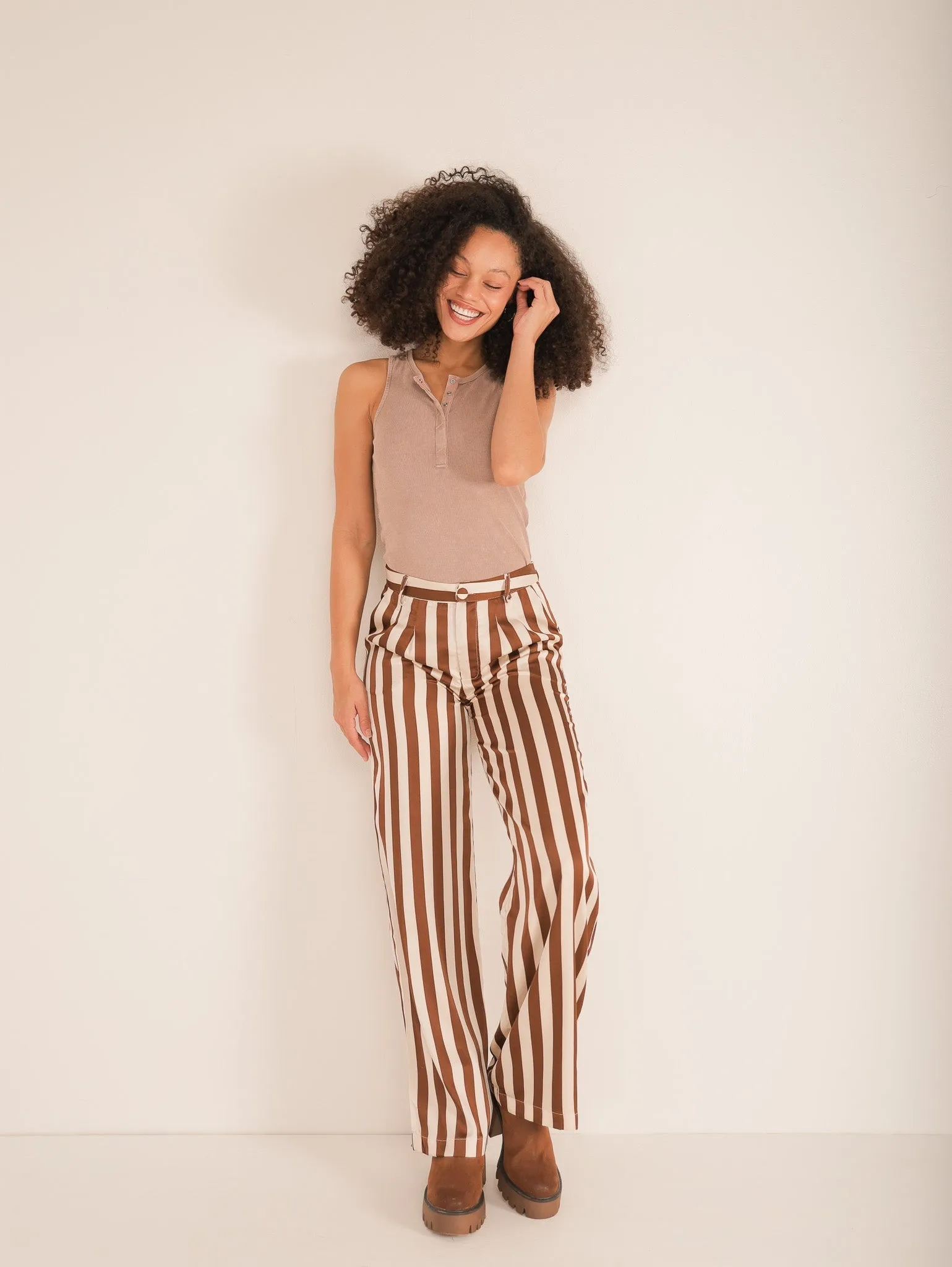 Cassie Striped Pants