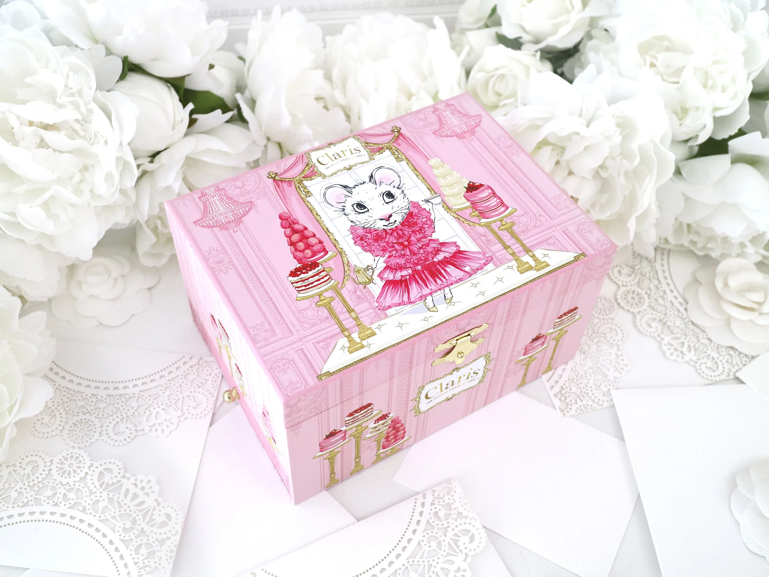 Claris Musical Jewellery Box