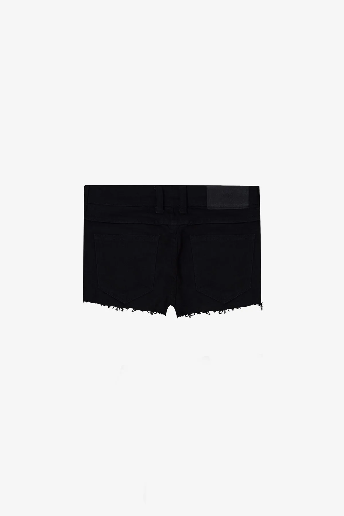 Denim Shorts | Worn Black