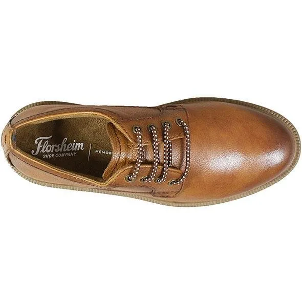 Florsheim Kids Boy's Sapacush Plain Toe Ox Cognac (Sizes 5-6)