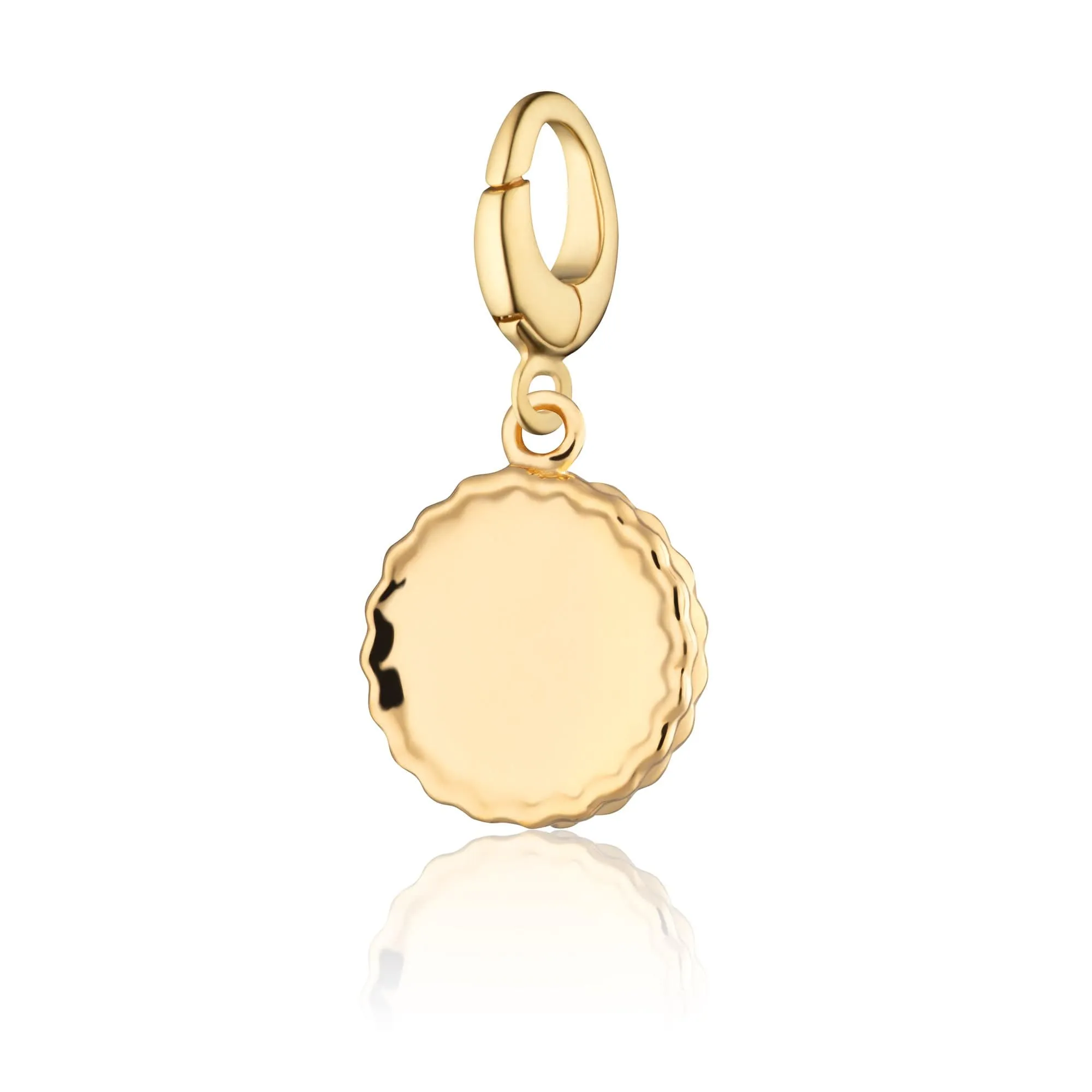 Gold Plated Jammie Dodger Charm