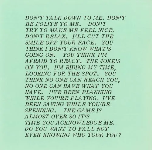 Jenny Holzer, 10 Inflammatory Essays 1979-1982, 1993/2018