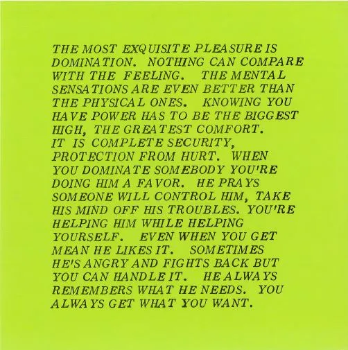 Jenny Holzer, 10 Inflammatory Essays 1979-1982, 1993/2018