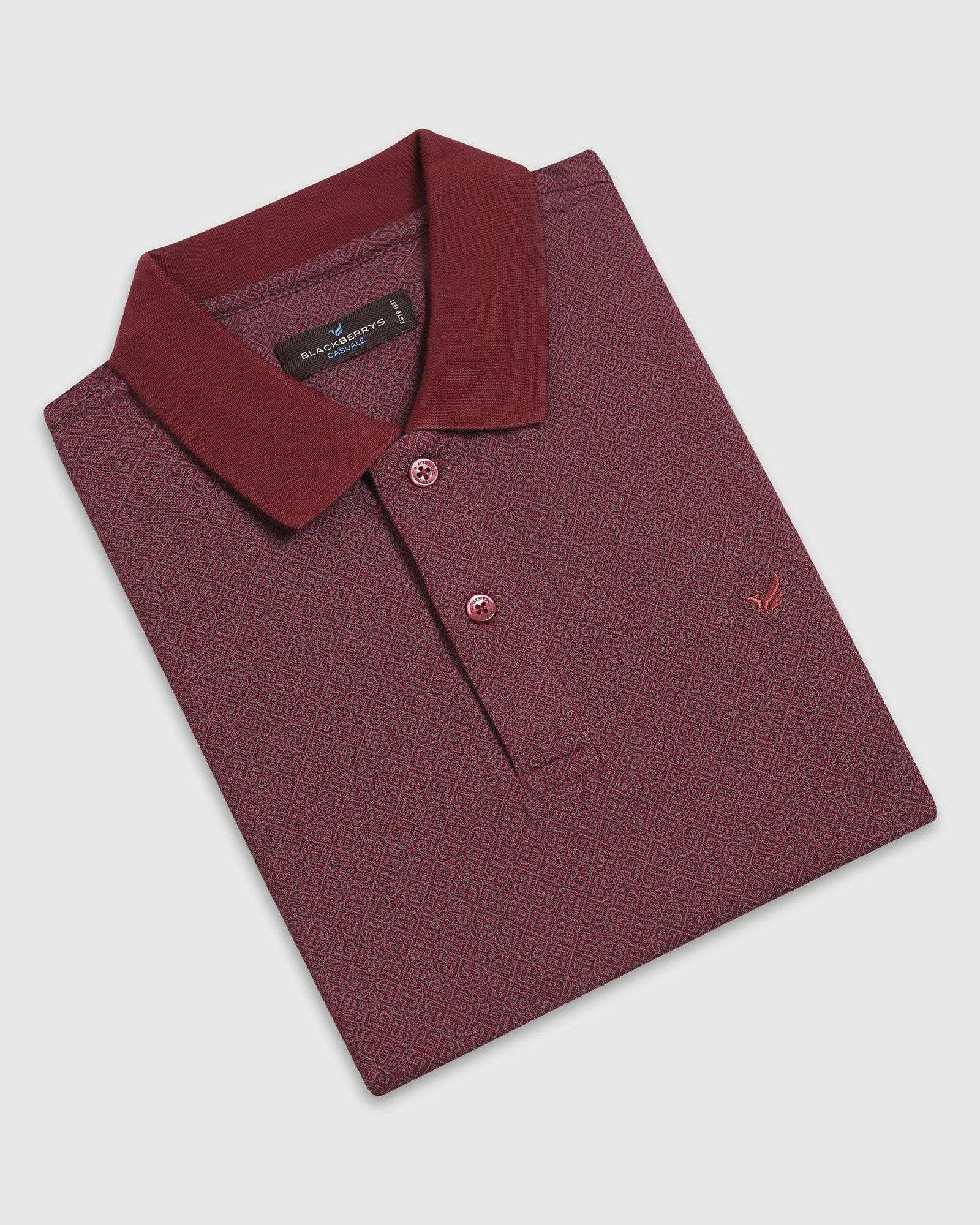 Polo Red Printed T-Shirt - Taichi