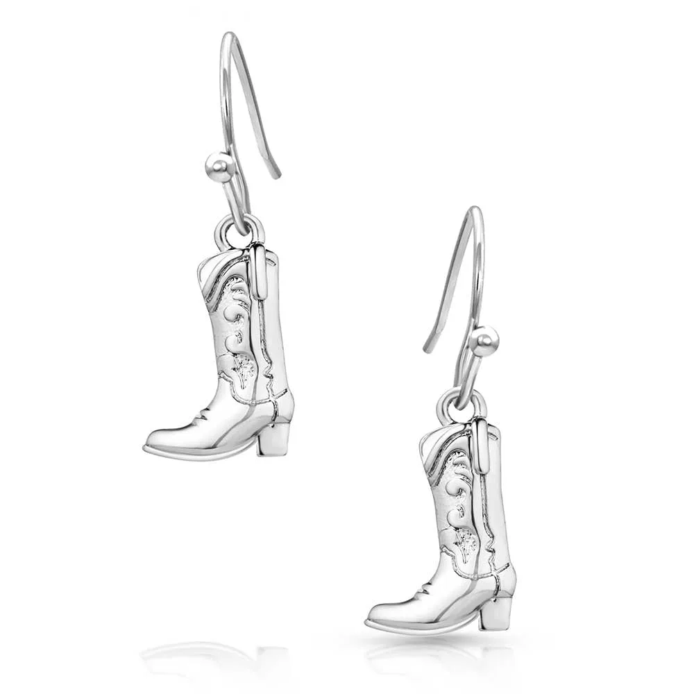 Sculpted Cowboy Boot Earrings ER5866