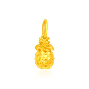 TAKA Jewellery 916 Pure Gold Mini Pineapple Charm