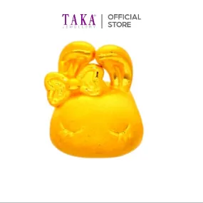 TAKA Jewellery 999 Pure Gold Bunny Charm