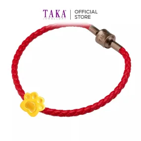 TAKA Jewellery 999 Pure Gold Charm Paw