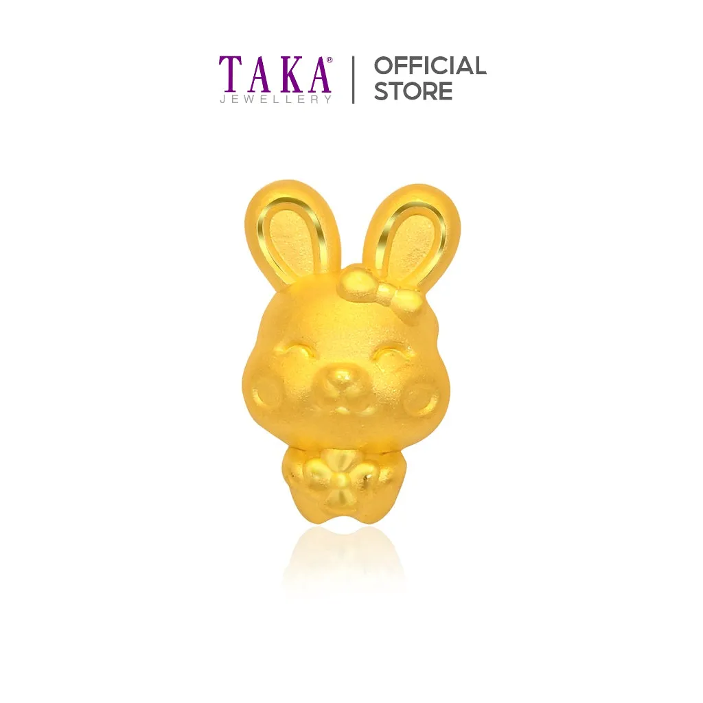 TAKA Jewellery 999 Pure Gold Charm Rabbit